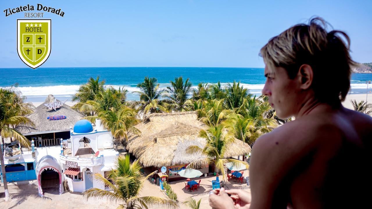 Hotel Zicatela Dorada Puerto Escondido  Eksteriør billede